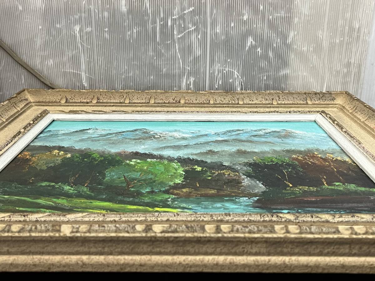 油絵 T.Suzuki / 鈴木 上州 武尊山 ○1380Y○ F6号 絵画 芸術品 油絵 T.Suzuki / 鈴木 上州 武尊山 ○1380Y○ F6号 絵画 芸術品