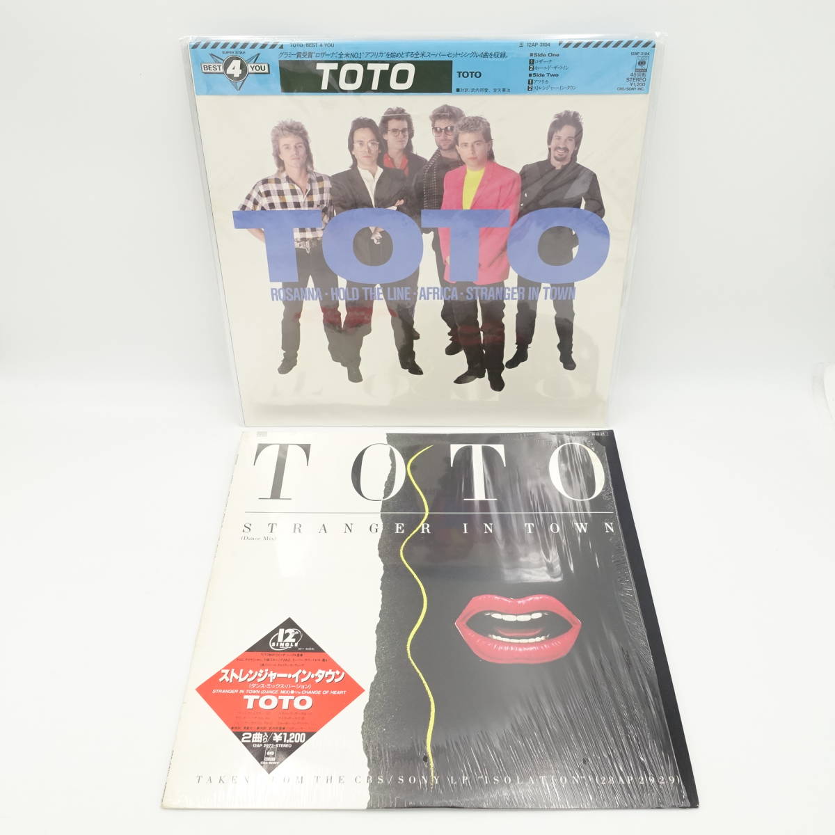 TOTO Best 4 You/Stranger In Town/中古/LP レコード/12インチ/動作未確認/ストレンジャーインタウン/ロザーナ/セット/13826_画像1