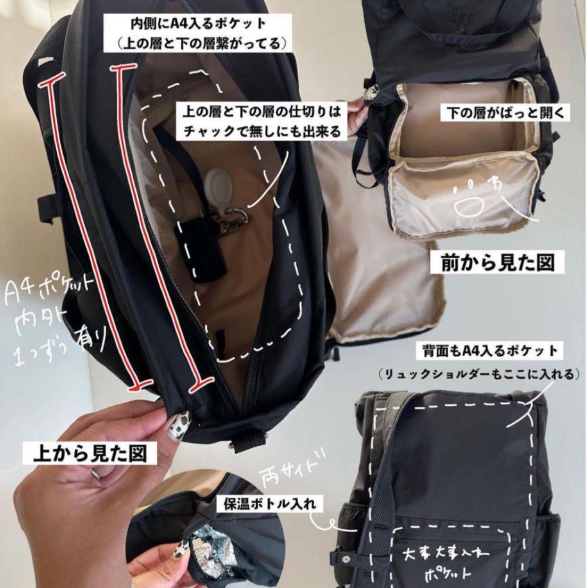 タグ付き 新品未使用 リトルウィークエンド マザーズリュック モカ タグ付き 新品未使用 リトルウィークエンド マザーズリュック モカ