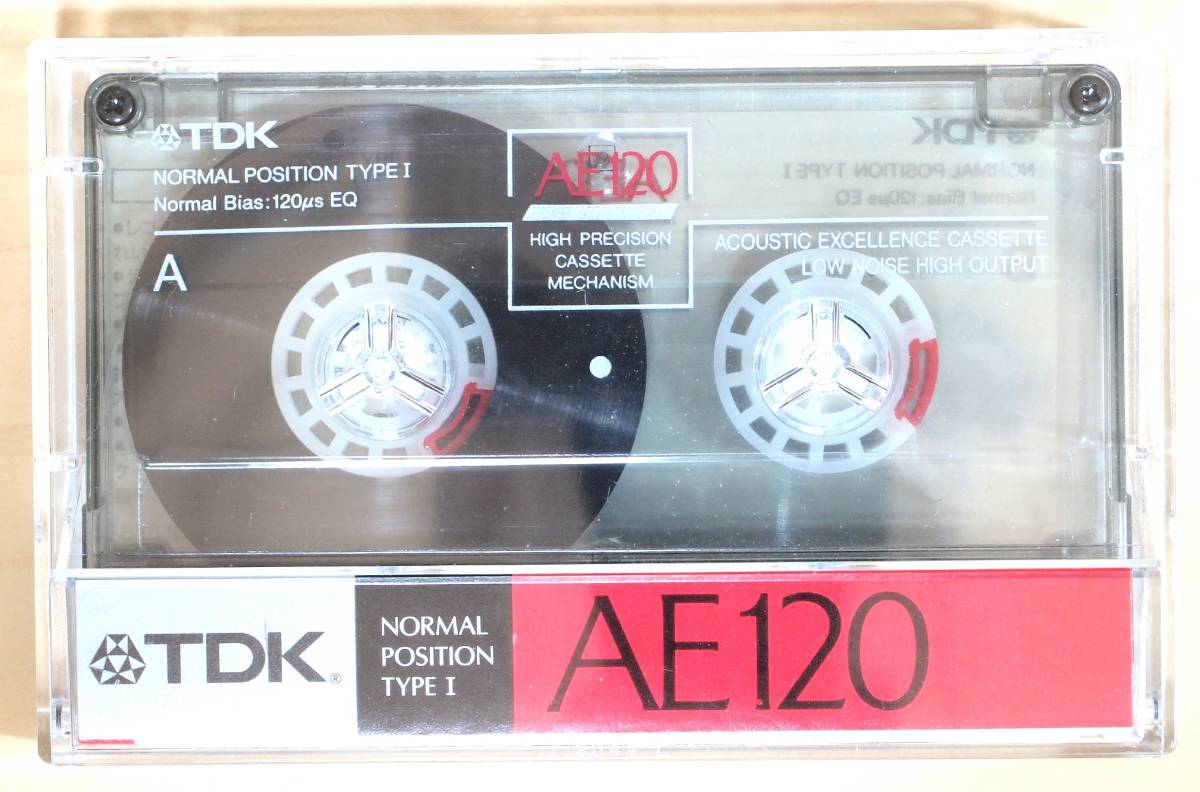 使用済 ノーマル カセットテープ TDK AE120（往復120分)_画像1