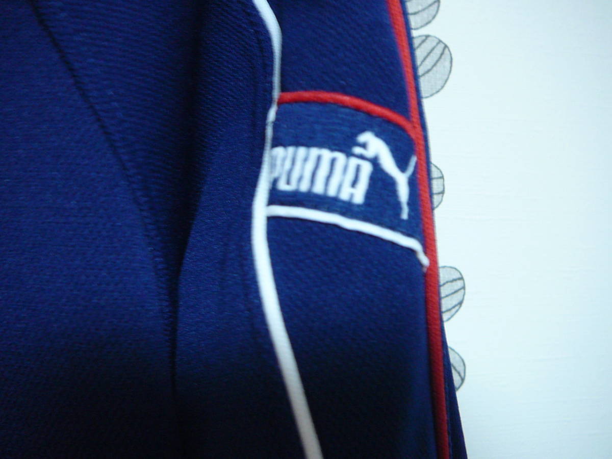 未使用　昭和レトロ　プーマ　ジャージ　上　S　紺　日本制　ヒットユニオン
