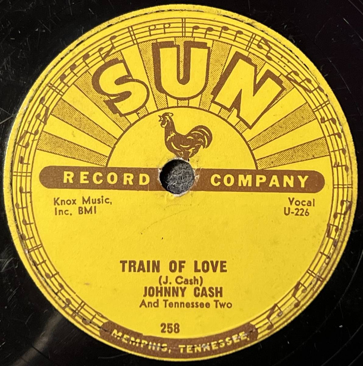 JOHNNY CASH SUN Train Of Love/ There You Go