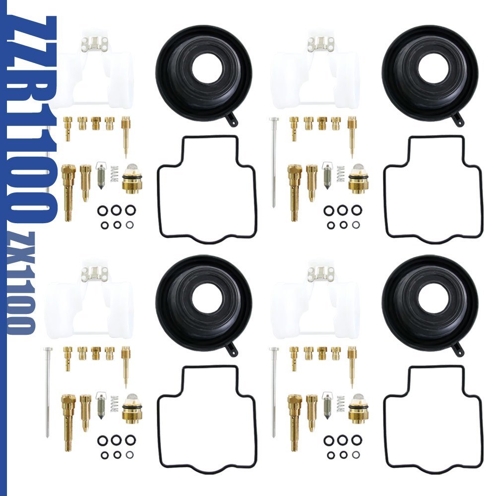 ZZR1100 ZZ-R1100 ZX1100 C1～C4 キャブレター リペアキット 燃調キット 純正互換 1台分 オーバーホールキット ダイヤフラム 修理 社外品_画像1