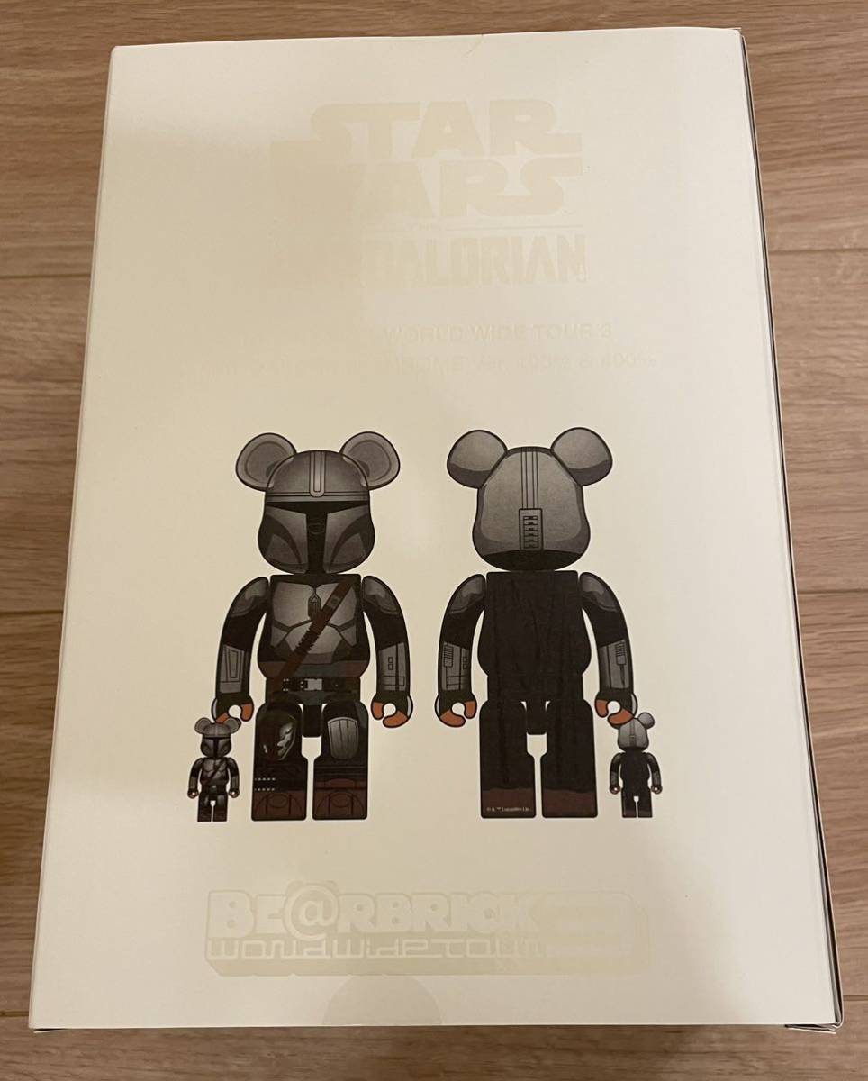 ベアブリック　THE MANDALORIAN CHROME Ver. BE@RBRICK ※400%のみ　マンダロリアン　スターウォーズ　star wars ボバフェット　Disney＋_画像1