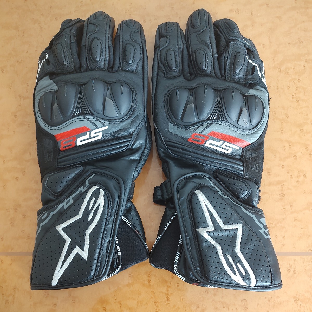 alpinestars SP-8 v3 レザーグローブ Mサイズ_画像1