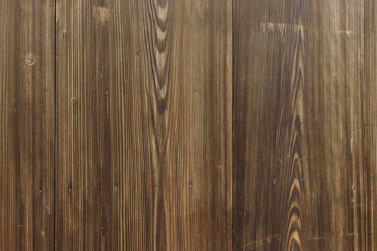 古福庵【G2324　稀少特大幅1775ミリ　水墨画のような杉材杢目が映える風情ある蔵戸】和 アンティーク_画像8