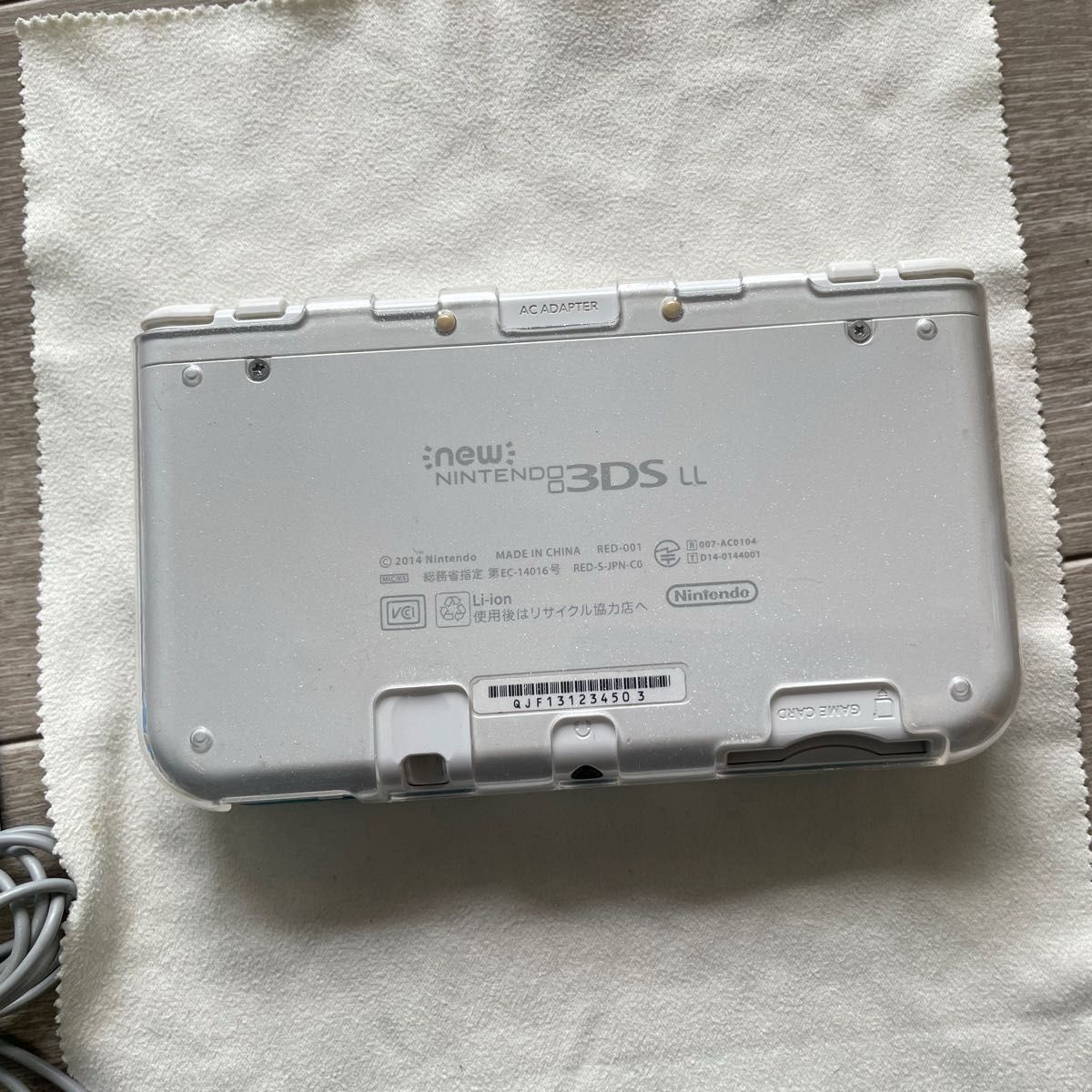 New3DSLL newニンテンドー3DSLL 本体 パールホワイト 動作確認 New3DSLL newニンテンドー3DSLL 本体 パールホワイト 動作確認