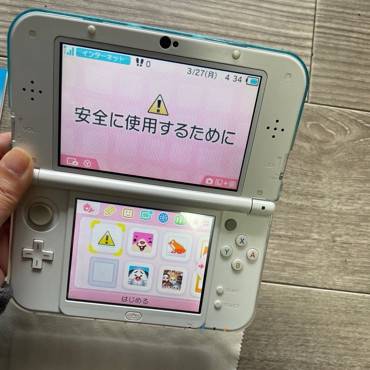 New3DSLL newニンテンドー3DSLL 本体 パールホワイト 動作確認 New3DSLL newニンテンドー3DSLL 本体 パールホワイト 動作確認