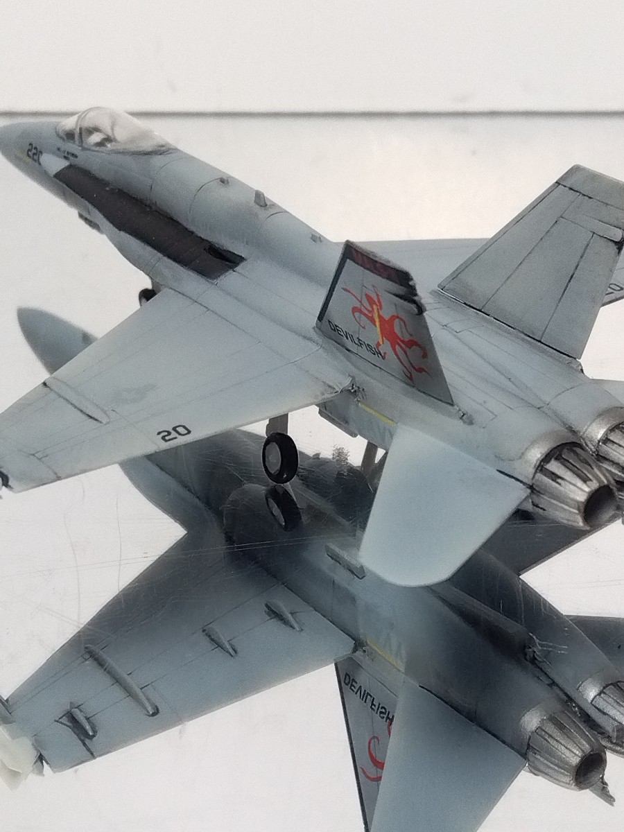 1/144　F/A18A ホーネット　ディテールアップ完成品　エフトイズ　エルエス　WKC　WTM_画像9