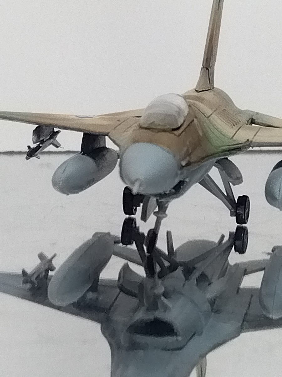 1/144　F-16 ファイティングファルコンディテールアップ完成品　エフトイズ　アオシマ　WKC　WTM_画像6