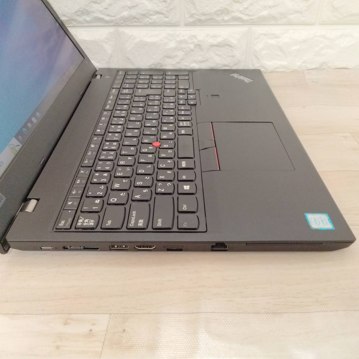 ★Lenovo ThinkPad L580 / Core i3 8130U 2.20GHz / メモリ 8GB / HDD 500GB / 15.6型 / Windows 10 Pro 64bit_画像5