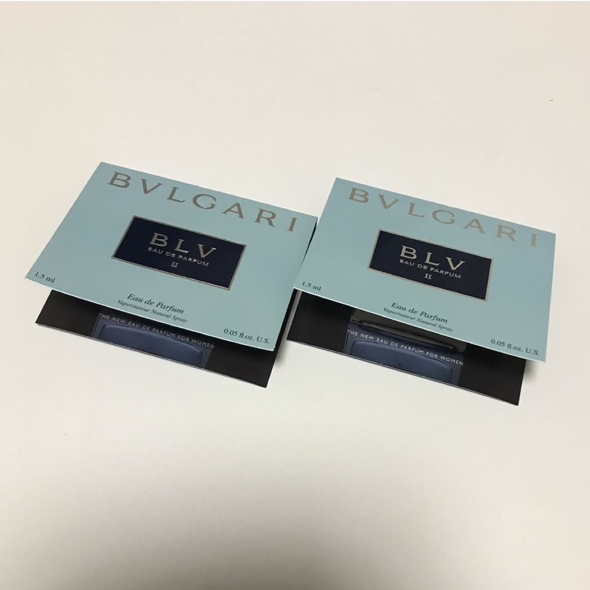 【未使用品】ブルガリ サンプル　BVLGARI EAU DE PARFUM2    1.5ml×2点