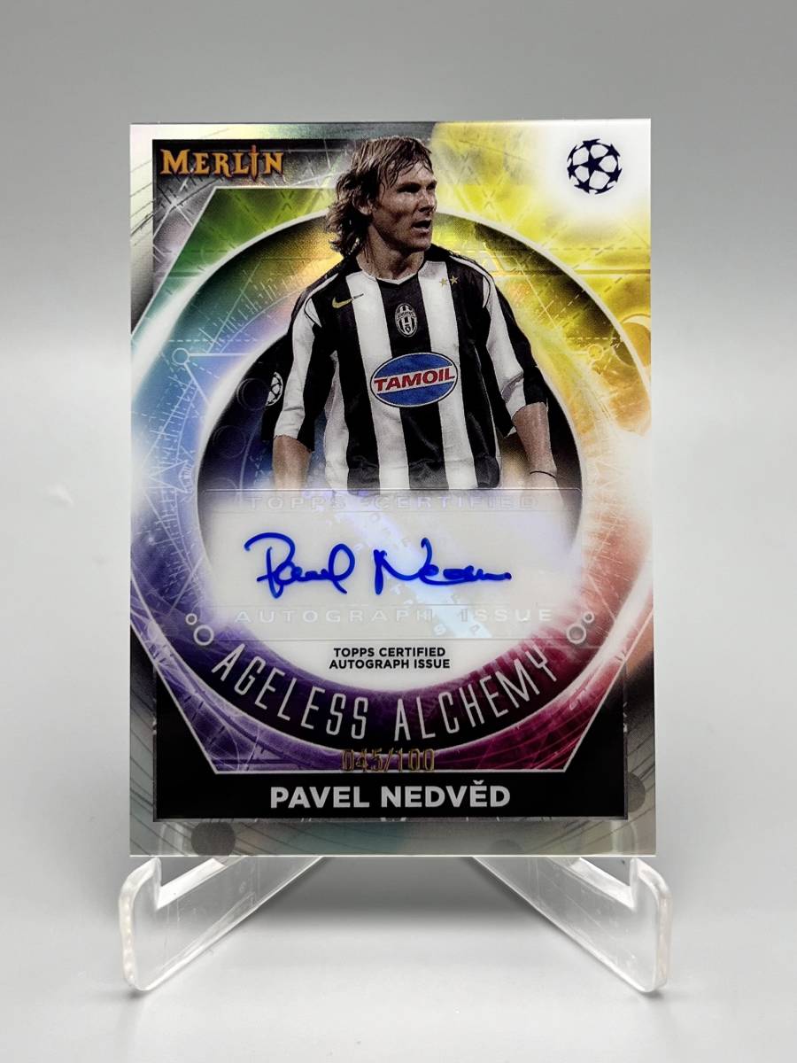 【100枚限定】2023 Topps Ageless Alchemy パヴェル・ネドヴェド Pavel Nedved 直筆サインカード Juventus Auto