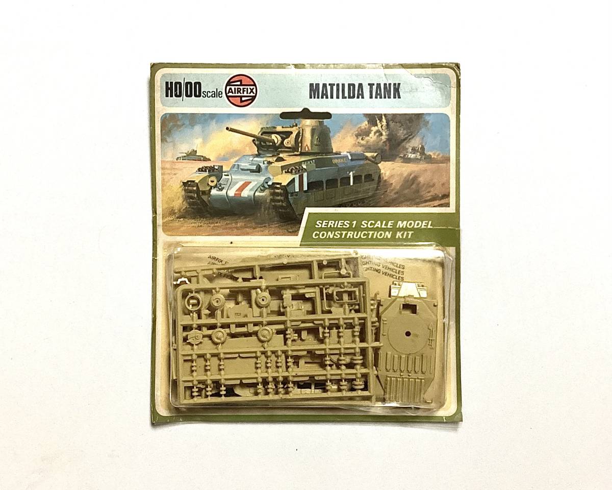 気分でゴゴゴ♪ AIRFIX 英戦車 Matilda Tank Mk.lll HO / OO マチルダ / Carded Sealed 未開封・パッケージ古 ♪_画像1