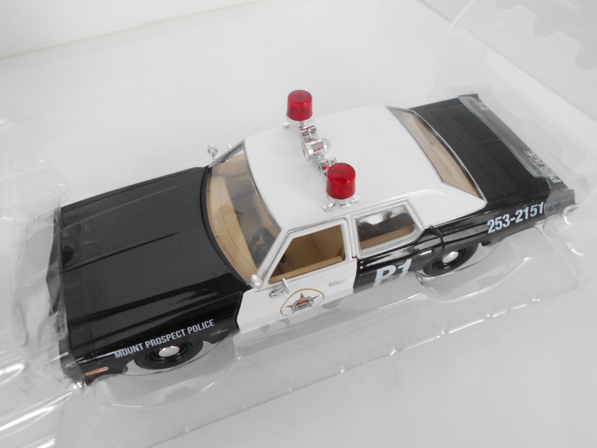 ●Greenlight 1/24 Hot Pursuit 1974 Dodge Monaco ダッジ モナコ マウント プロスペクト警察署 ミニカーの画像3