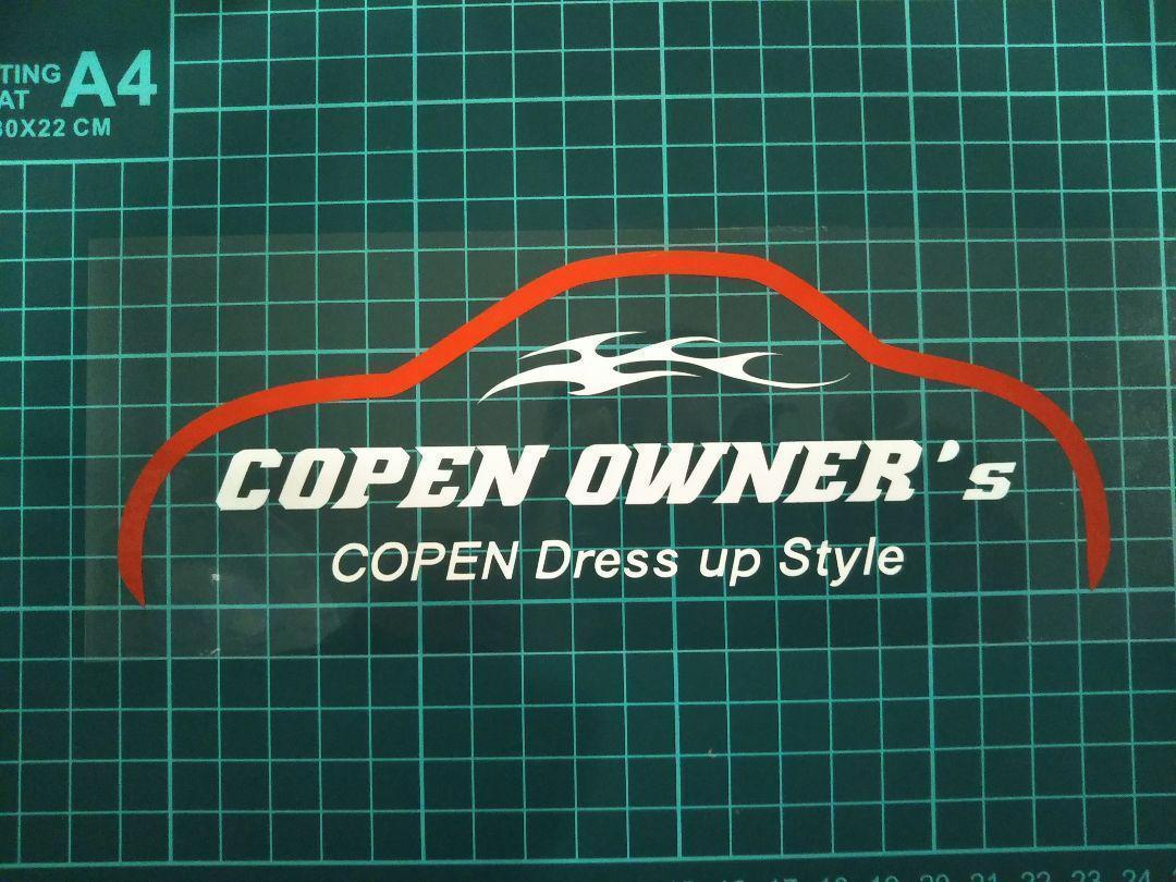  Daihatsu COPEN OWNER*s Copen owner's body line cutting sticker 