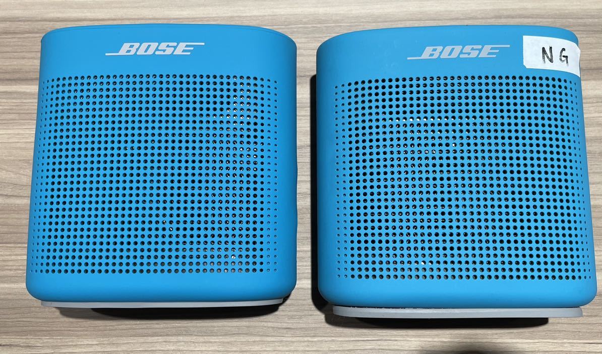 BOSE SoundLink Color II アクアブルー 最新ファームウェア稼働品　+ジャンク品(部品取りに)_画像1