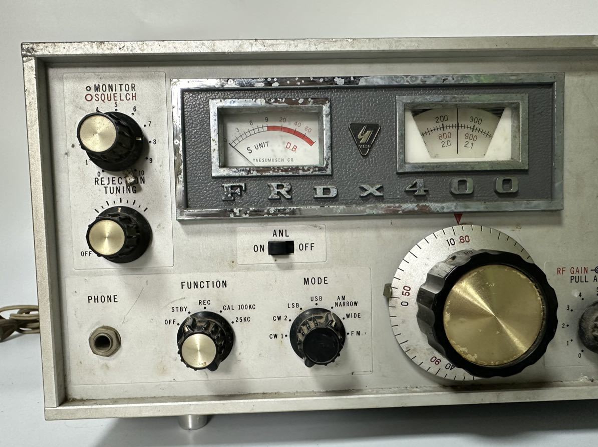  rare Yaesu wireless FRDX400 receiver super Deluxe Yaesu amateur radio equipment transceiver mania present condition goods 