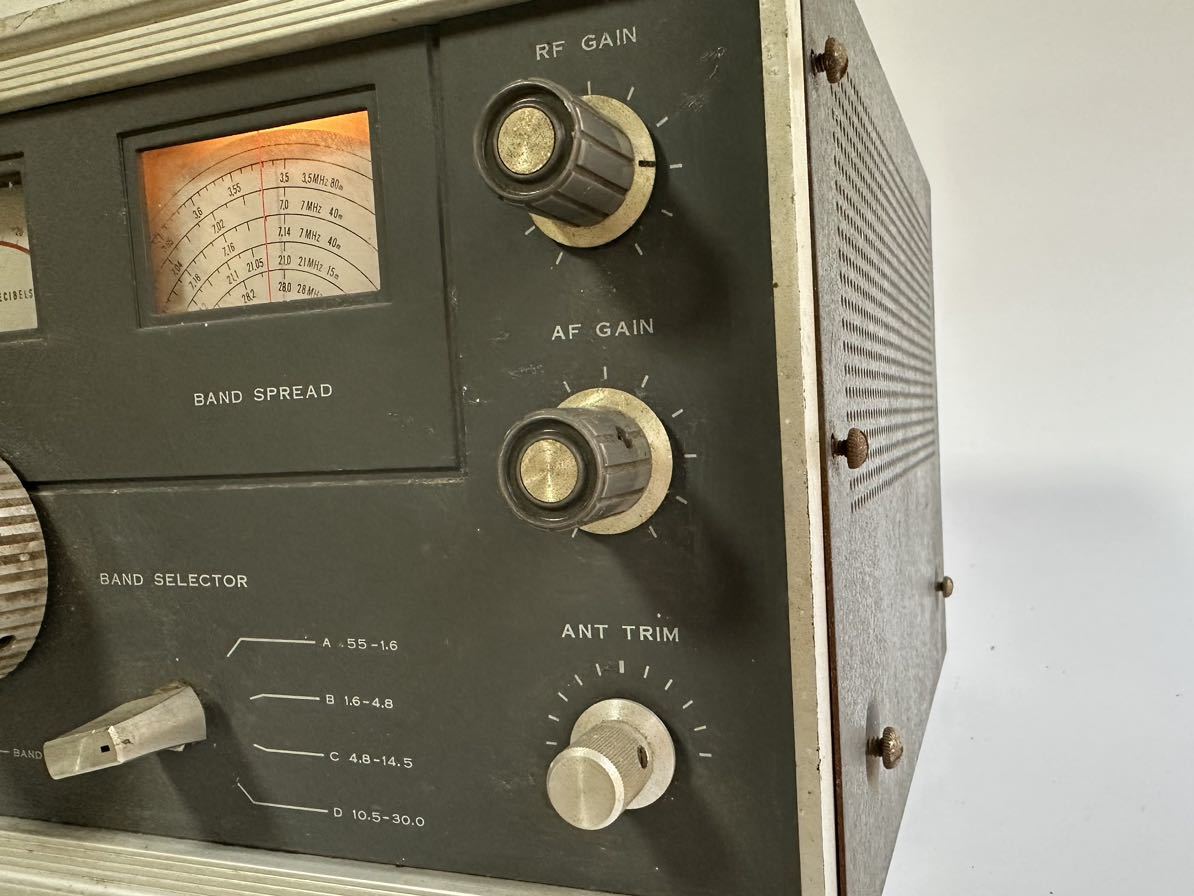  rare TRIO 9R-59D communication type receiver vacuum tube type Trio amateur radio equipment transceiver mania present condition goods 