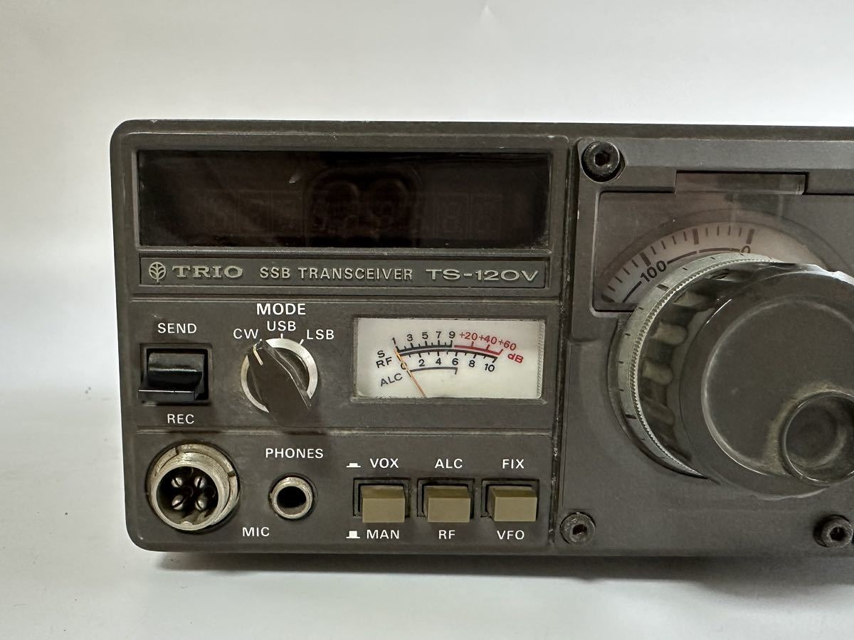  rare TRIO SSB TRANSCEIVER TS-120V Trio transceiver amateur radio equipment transceiver mania present condition goods 