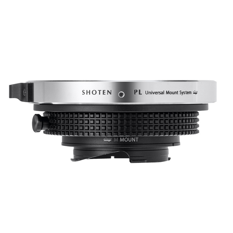 SHOTEN マウントアダプター UMS PL-LM-U（PLマウントレンズ → ライカMマウント変換）+ レンズサポート Lens-Yoke セット_画像3