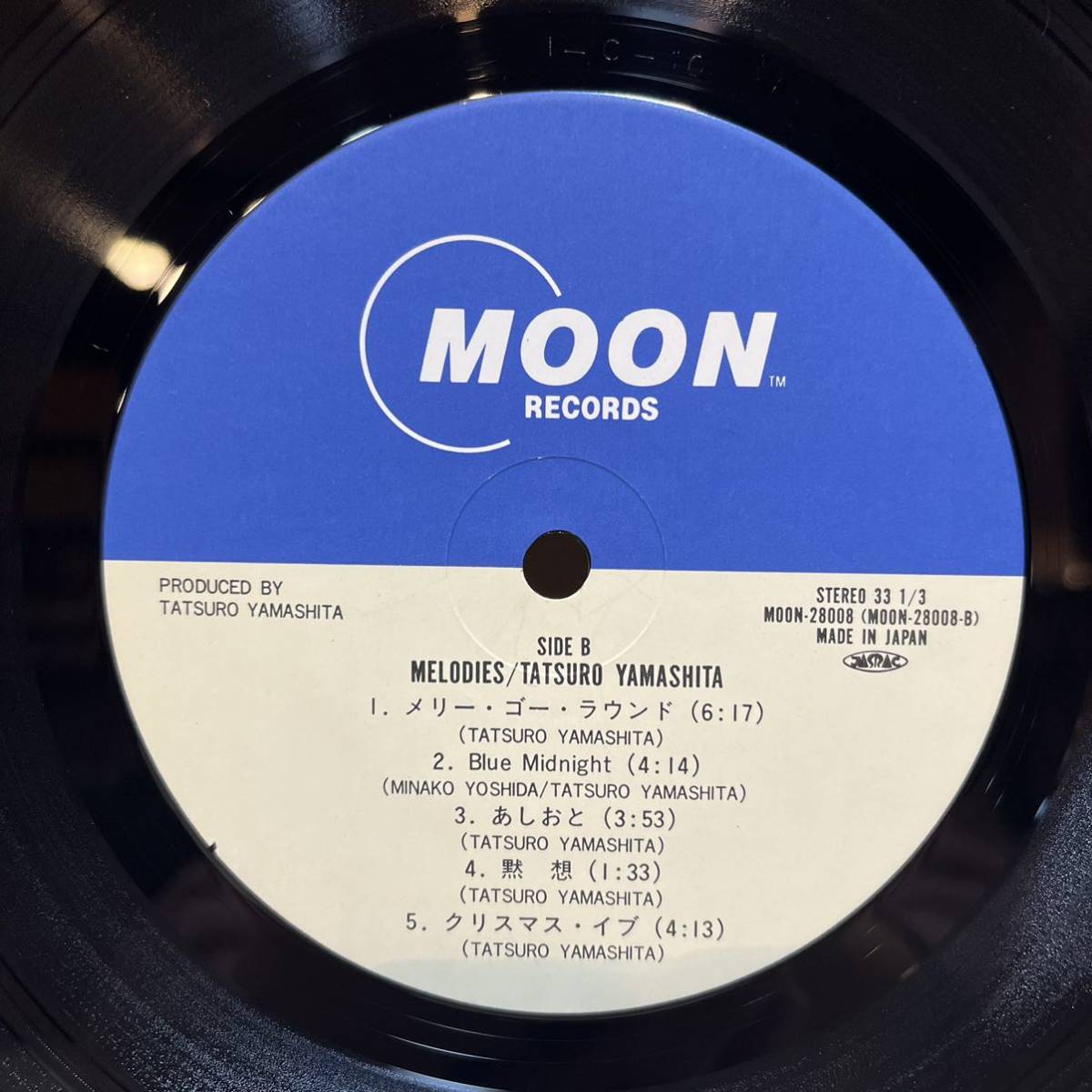 LP 山下達郎 Tatsuro Yamashita / Melodies MOON-28008の画像5