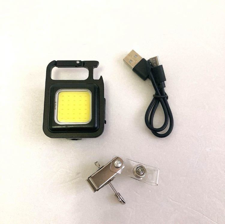 【即購入可】ledライト cob投光器 作業灯　強力磁石付き　懐中電灯 防水防塵