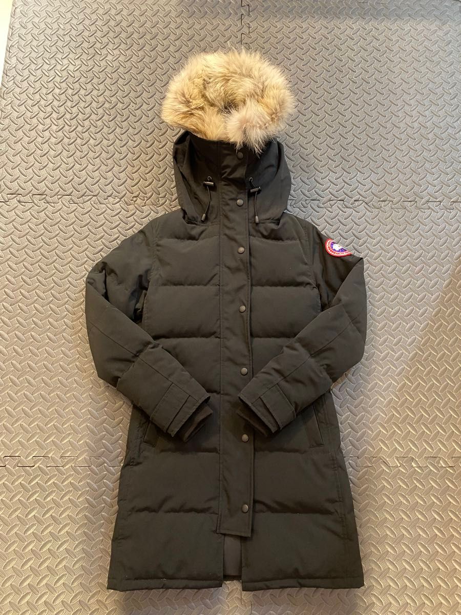 中古美品 カナダグース CANADAGOOSE マッケンジー Sサイズ ブラック