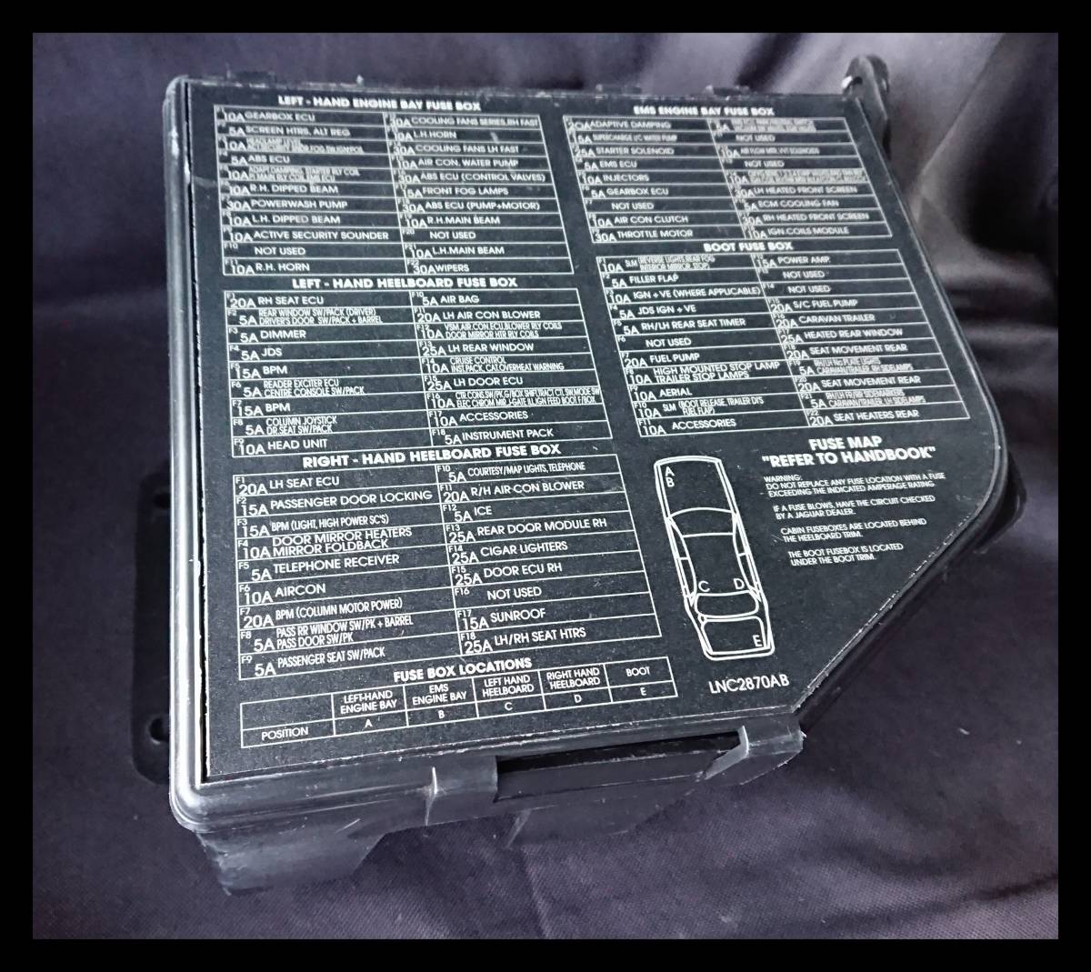 Jaguar Fuse Box Location - Fuse & Wiring Diagram