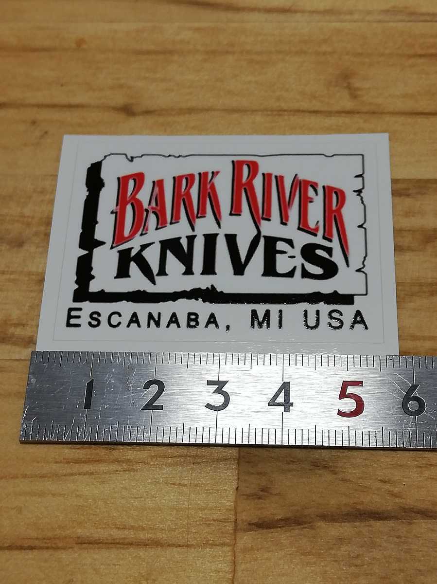 ★BARK RIVER バークリバー ステッカー ★キャンプ ナイフ アウトドア キャンプ ブッシュクラフト ヒロシ アメリカの画像3