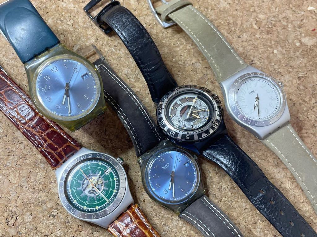 ●可動ジャンク● ５本まとめ売り　swatch IRONY クォーツ 必ず説明文お読み下さい　64_画像1