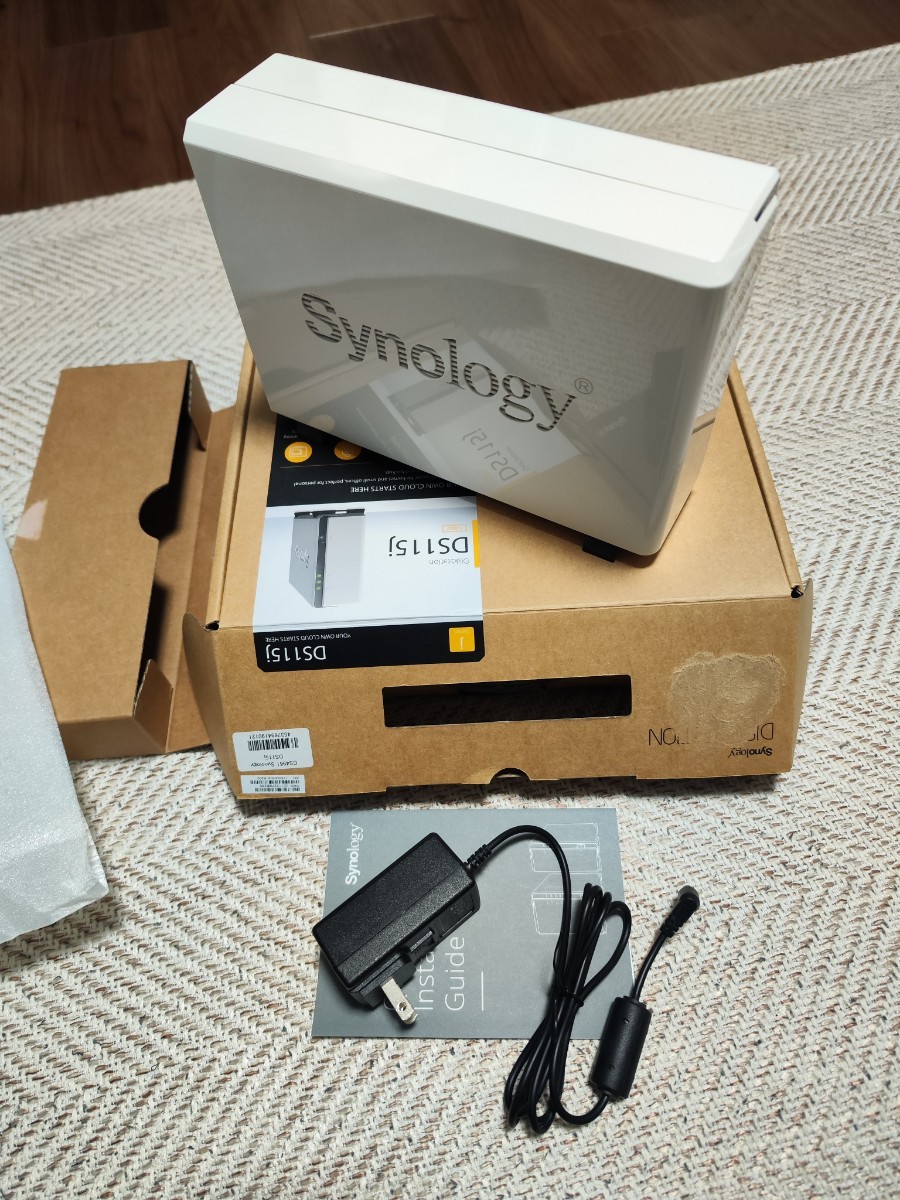 Synology NASキット DS115j 中古品＋WD RED 2TB 中古品_画像4