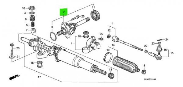 ◆送料無料!◆ホンダ 純正 S2000トルクセンサー パワステ ステアリング AP1 AP2 ◆新品未使用品◆ HONDA S2K Genuine Torque Sensor Assy._画像4