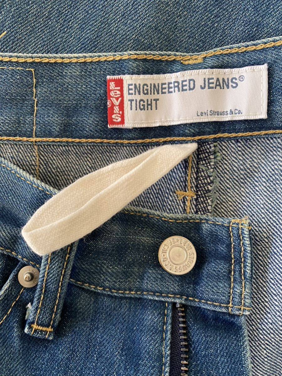 Levi's リーバイス ENGINEERED JEANS TIGHT エンジニアードジーンズ　デニム　サイズ30 日本製_画像4