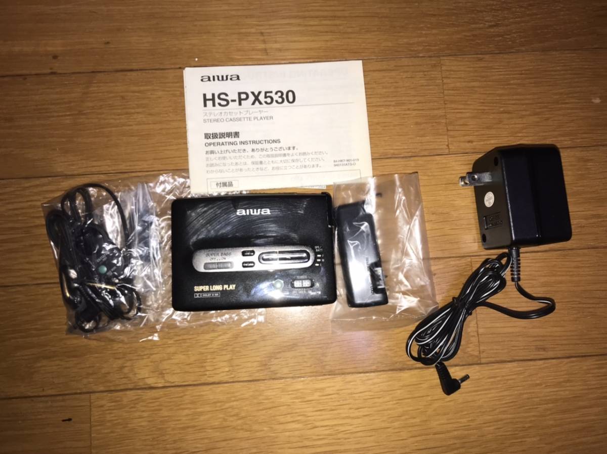 aiwa HS-PX530 未使用品　アイワ　ポータブル　カセットプレーヤー　_画像2