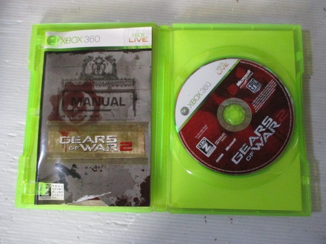 TG q3 送料無料★GEARS OF WAR 2 ★中古XBOX 360ソフト　 ジャンク_画像2