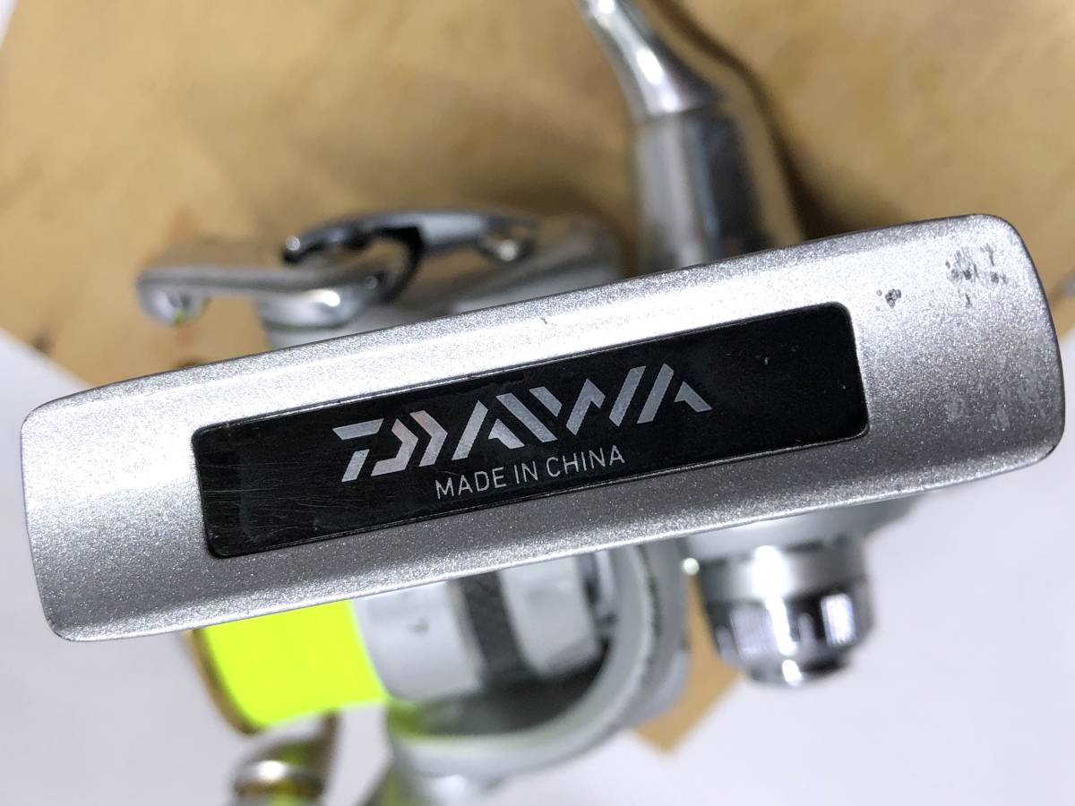 ダイワ　DAIWA　CALDIA カルディア ？ 2004 スピニングリール　ZAION BODY REAL FOUR AIRROTOR　MADE IN CHINA　釣り　リール ジャンク　 _画像10