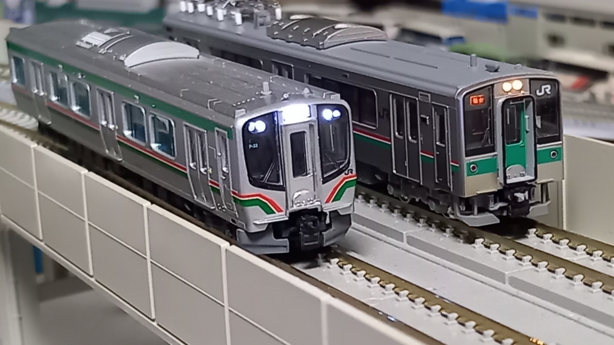 ◇マイクロエース E721系0番台 M付2両編成+KATO701系1000番台2 ◇マイクロエース E721系0番台 M付2両編成+KATO701系1000番台2