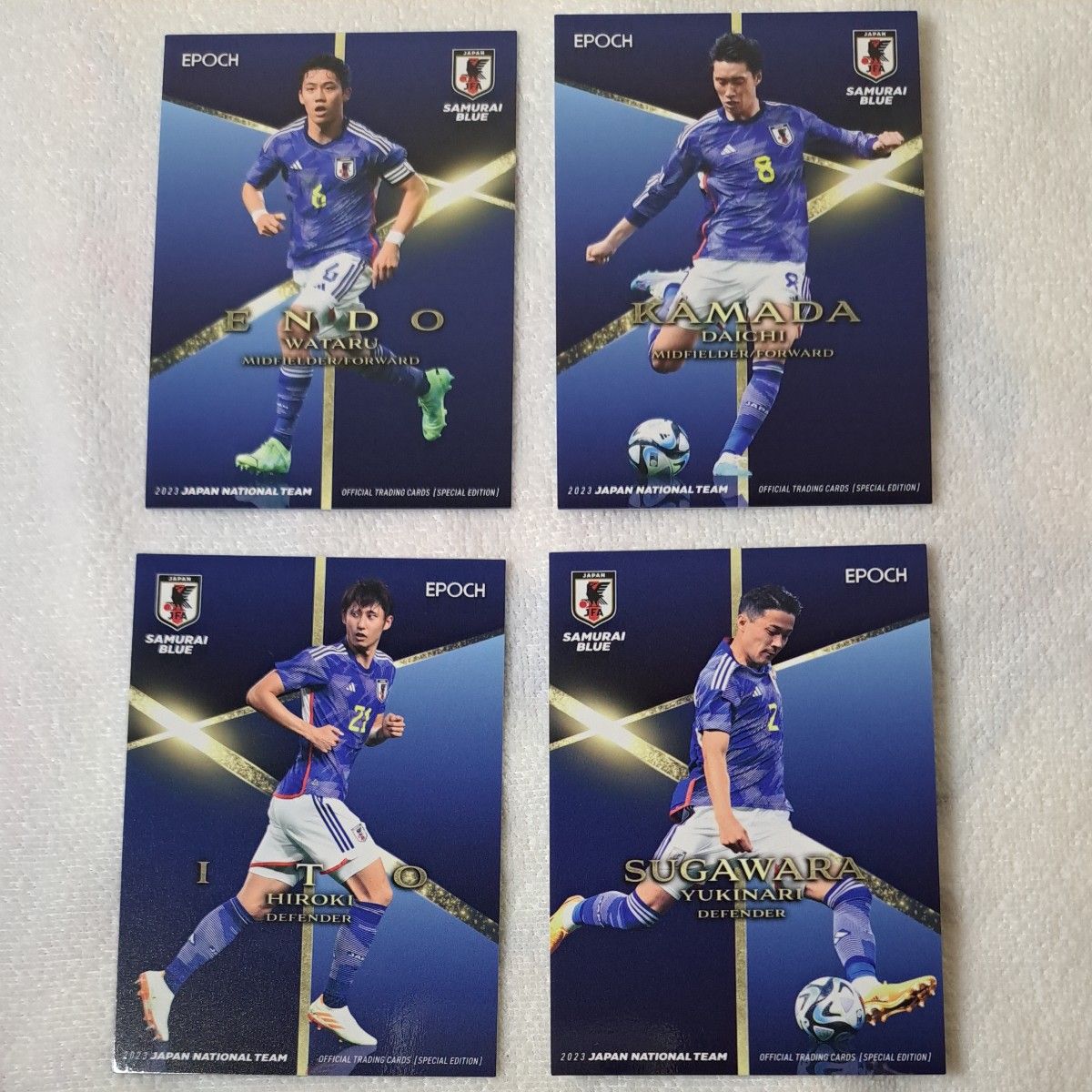 全信頼を寄せる 2023 サッカー日本代表オフィシャルトレーディングカード 2010-