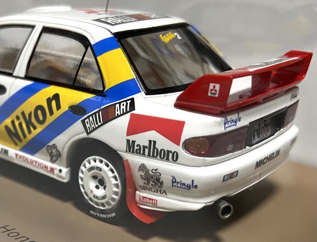 スパーク 1/43 三菱ランサーEVⅢ No.2 K.エリクソン 1995 香港-北京ラリー 優勝 Nikon Marlboro 555_画像9