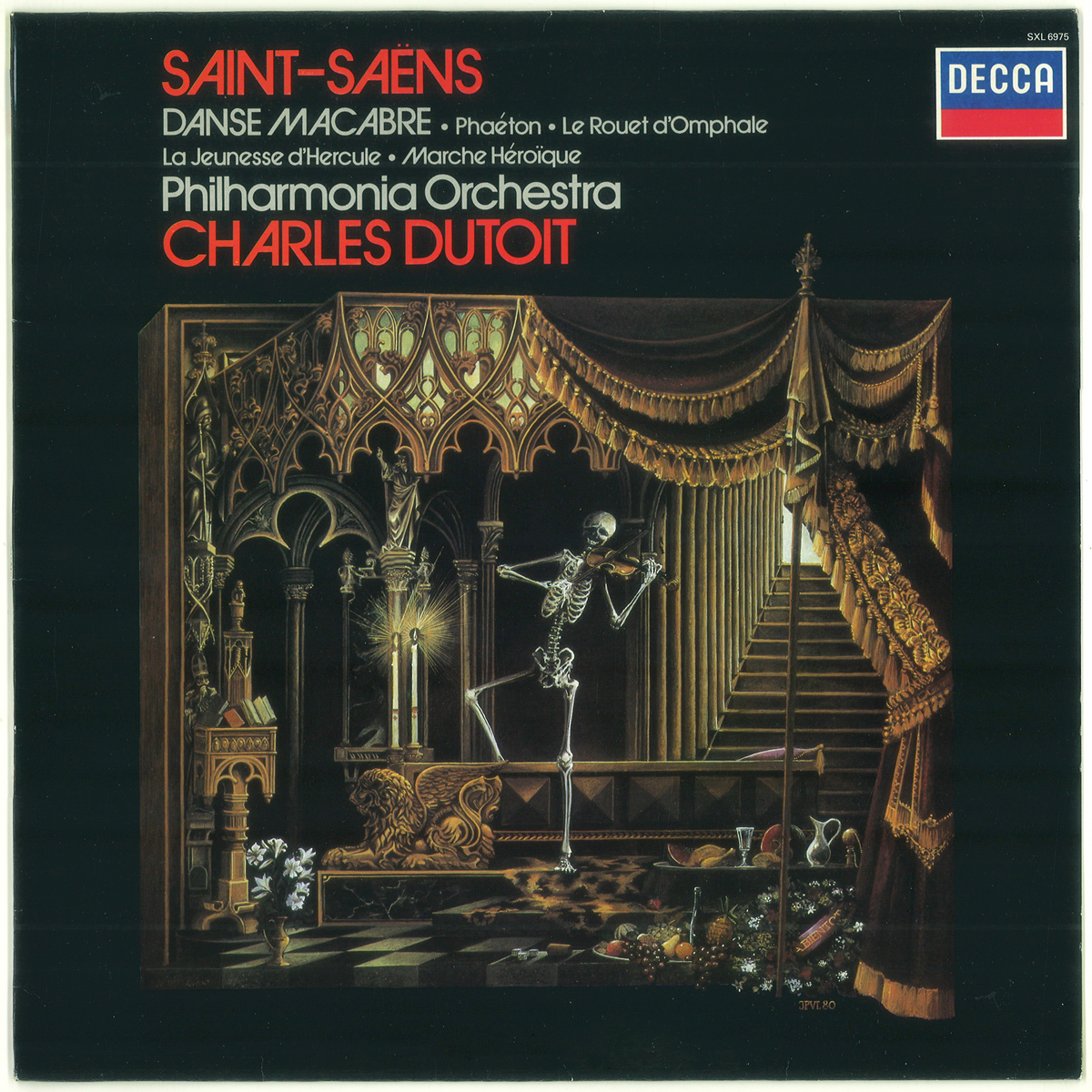 英Decca SXL6975 サン＝サーンス「死の舞踏」 デュトワ フィルハーモニア管の画像1