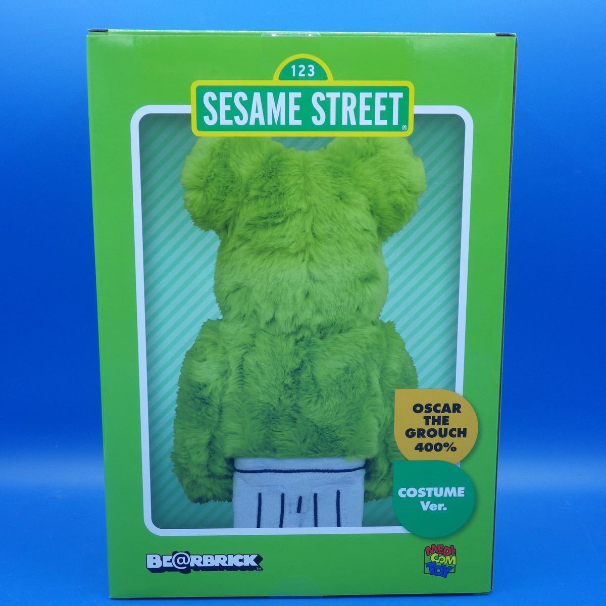 未開封　SESAME STREET OSCAR THE GROUCH COSTUME ver. BE@RBRICK 400%　メディコムトイ　セサミストリート　オスカー_画像4