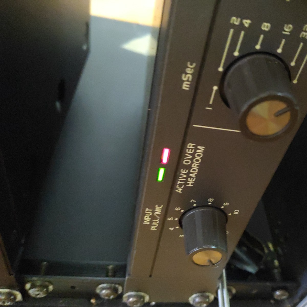 音響機器セット マクソン maxon diversity mrg1000 dm500 デジタルディレイ 音響機器 アルミケース ハードケース 0124-BC間-SA4の画像3