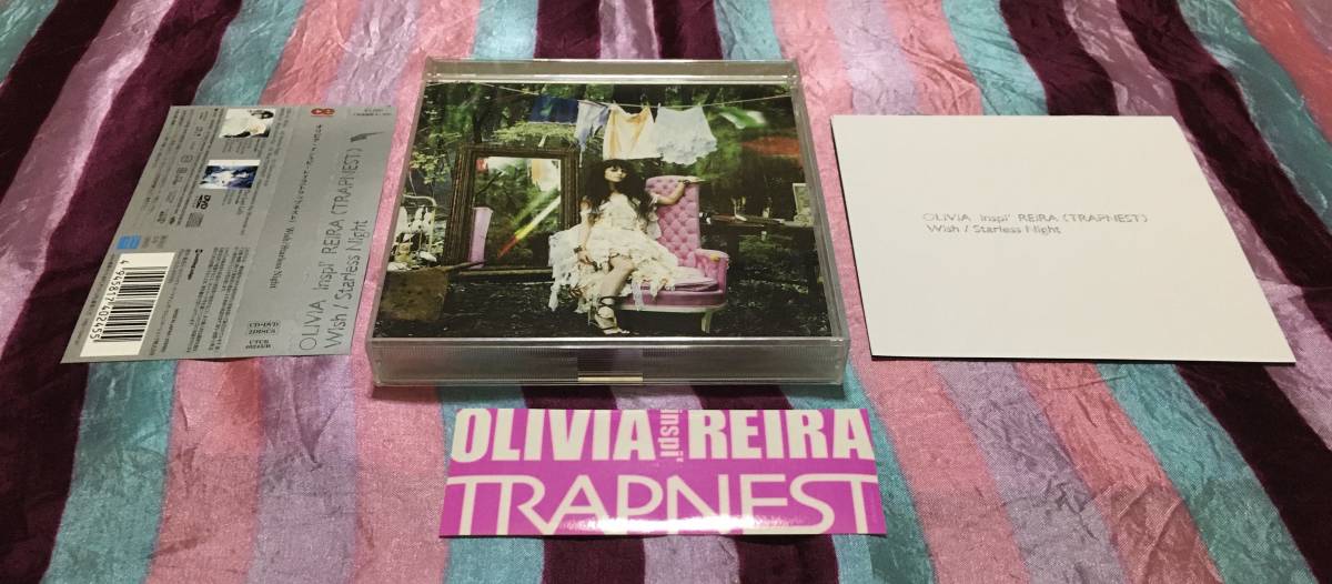 OLIVIA inspi’ REIRA(TRAPNEST) Wish / Starless Night CD + DVD + ステッカー付属 TVアニメ NANA OP & EDの画像1