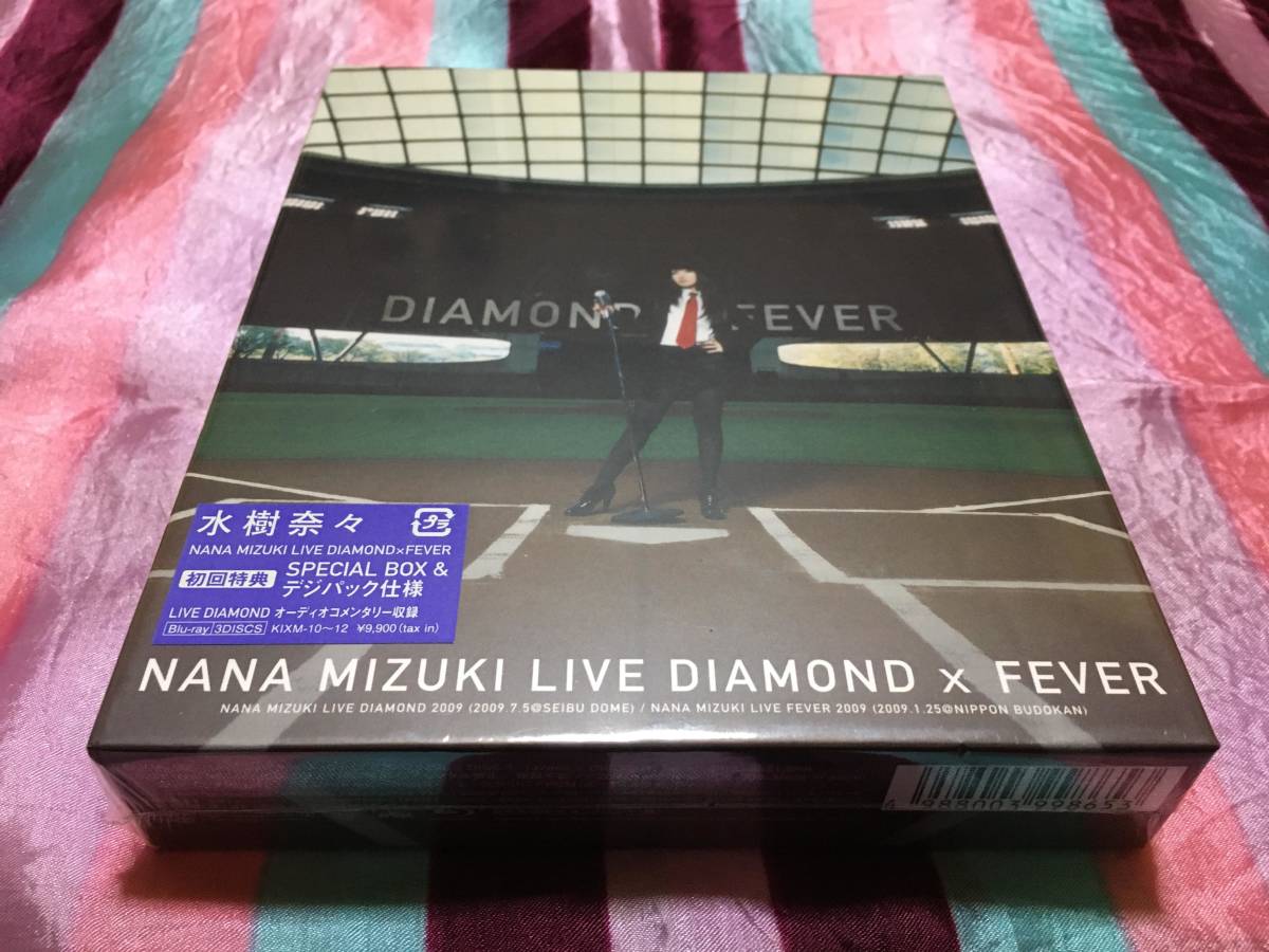 未開封 水樹奈々 NANA MIZUKI LIVE DIAMOND×FEVER BD 3枚組 初回特典 SPECIAL BOX＆デジパック仕様_画像1