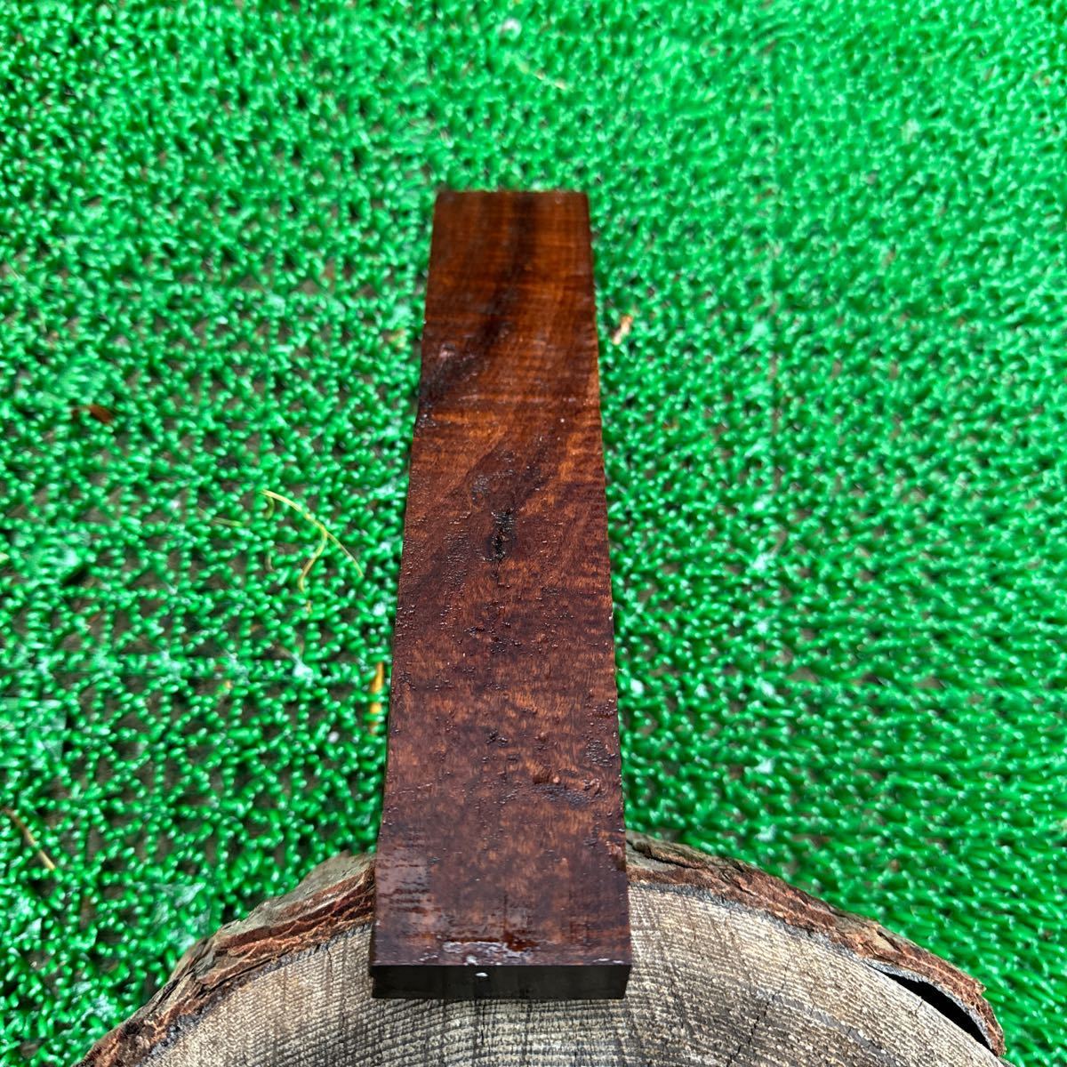 (19) リングギジー 極上杢 22×4.5×1.7cm 200g端材 木材_画像8