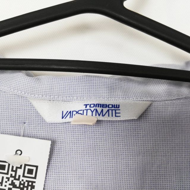 1円 ブラウス スカート 上下2点セット BM 大きいサイズ トンボ 夏物 女子 学生服 中学 高校 水色 制服 中古 ランクC NA3402_画像4