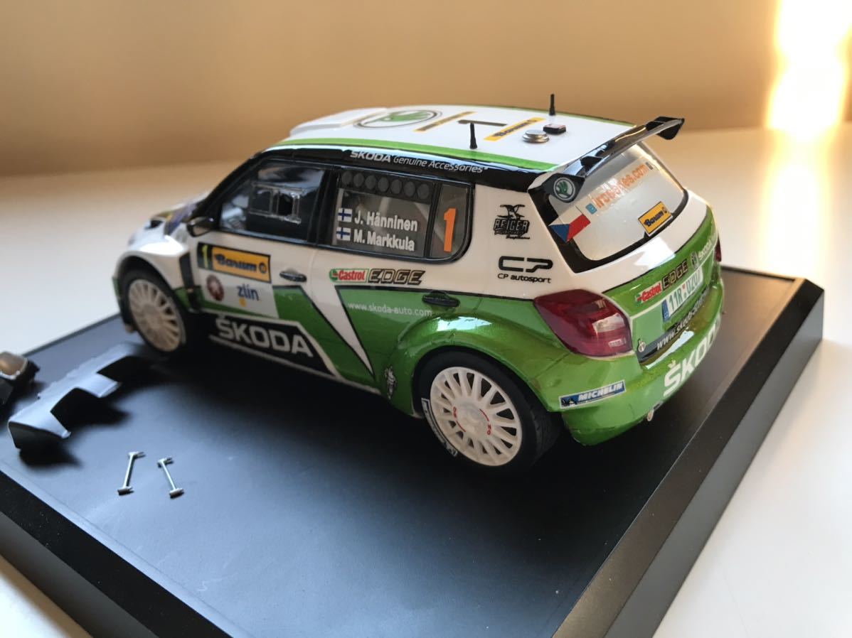 ベルキット24/1 SKDA Fabia S2000 2012 BARUM CZECH RALLY 完成品_画像7