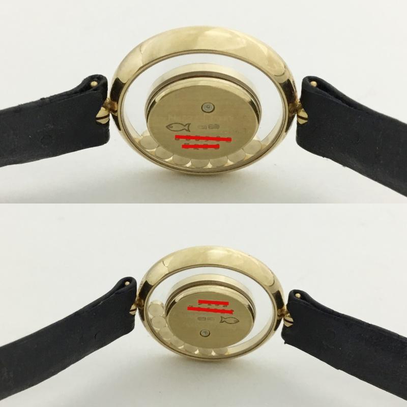  б/у бесплатная доставка б/у A Chopard часы Chopard happy бриллиант 20/4292 наручные часы K18 750 YG женский с ящиком с гарантией 147053