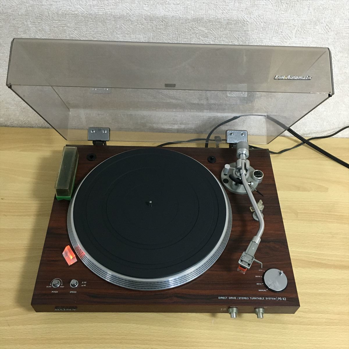 SONY ソニー PS-X2 ターンテーブル レコードプレーヤー レコードプレイヤー カートリッジ XL15 オーディオ機器 通電確認済み 1 シ 6480_画像2